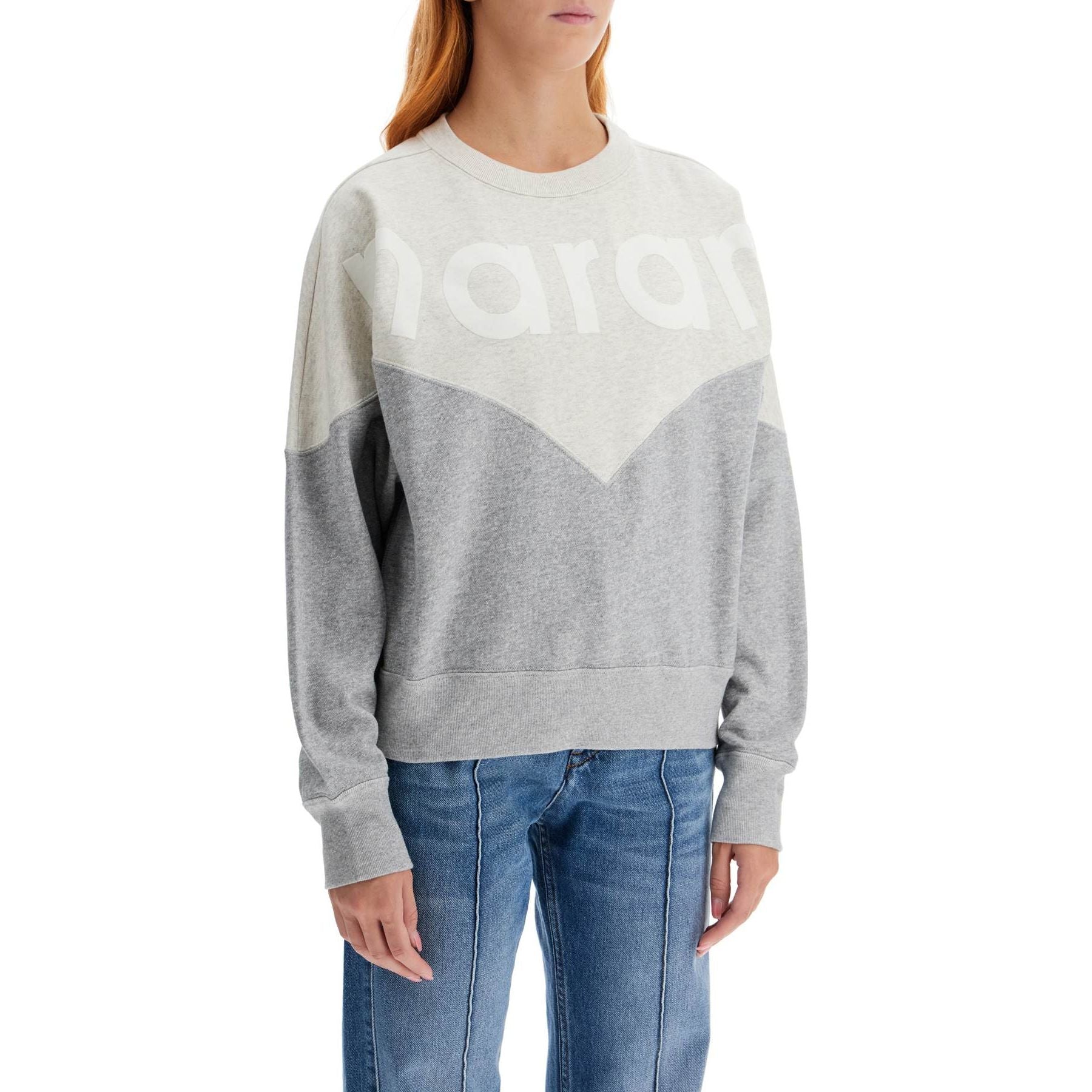 Houston Sweatshirt With Flocked Logo