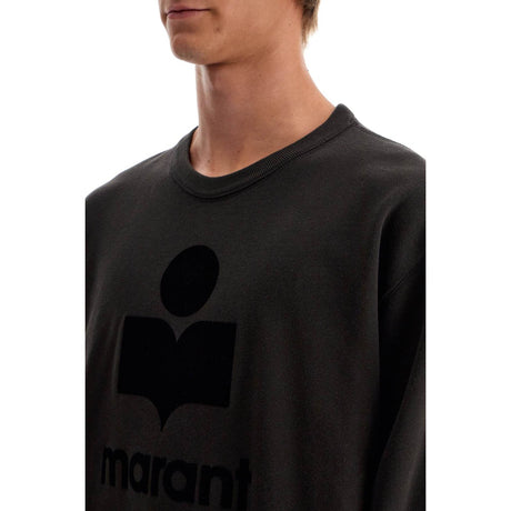 MARANT-Mikoy Flocked Logo Sweatshirt -JOHN JULIA.