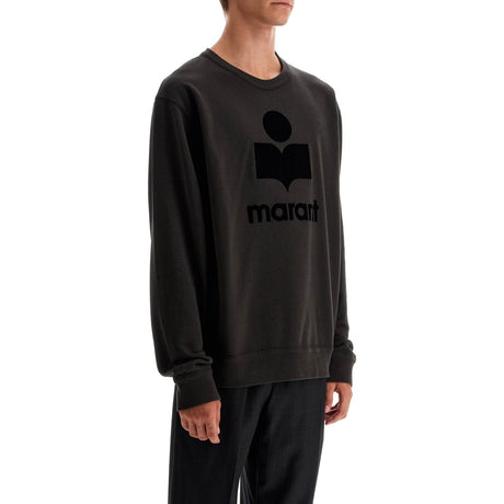 MARANT-Mikoy Flocked Logo Sweatshirt -JOHN JULIA.