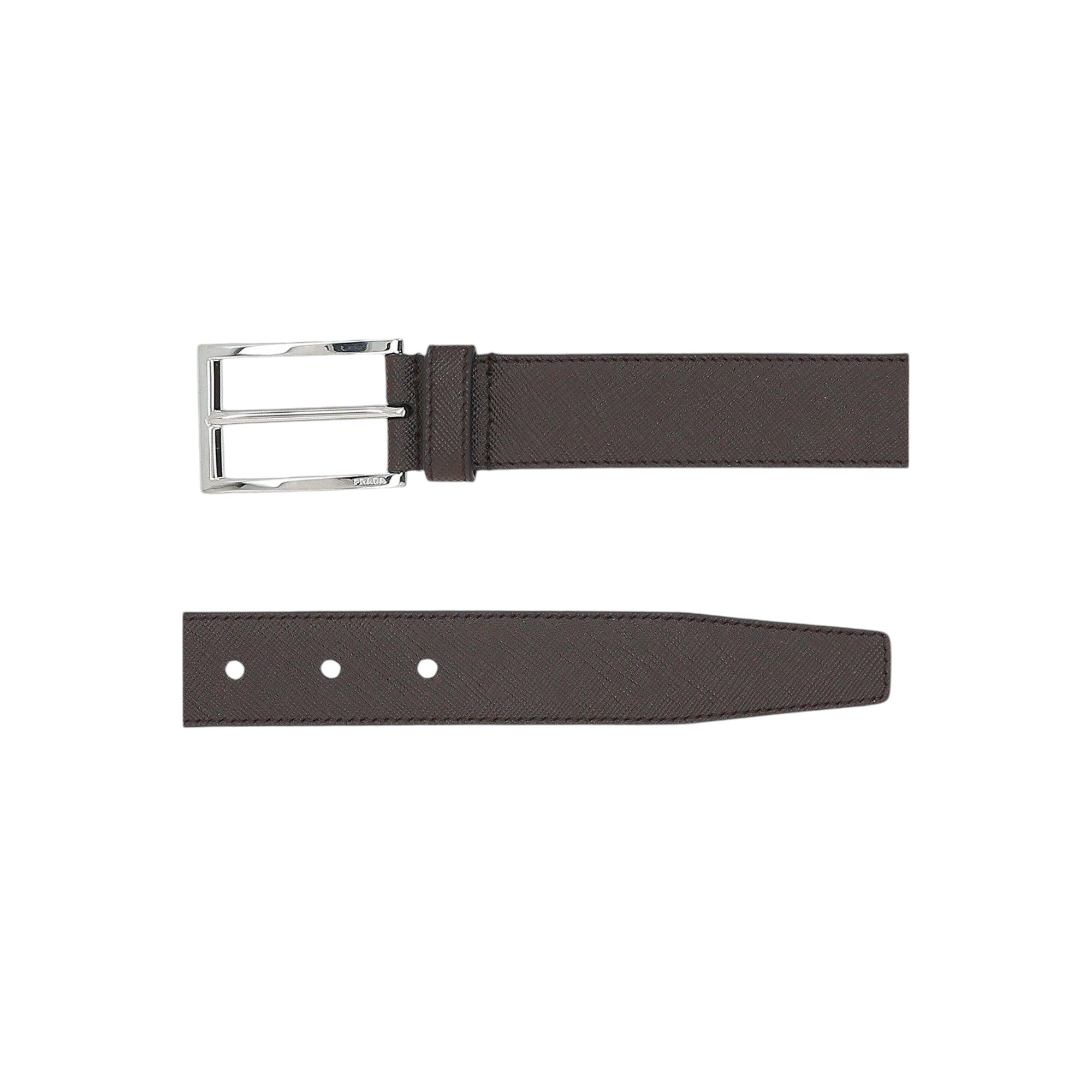 Saffiano Leather Belt-PRADA-JOHN JULIA