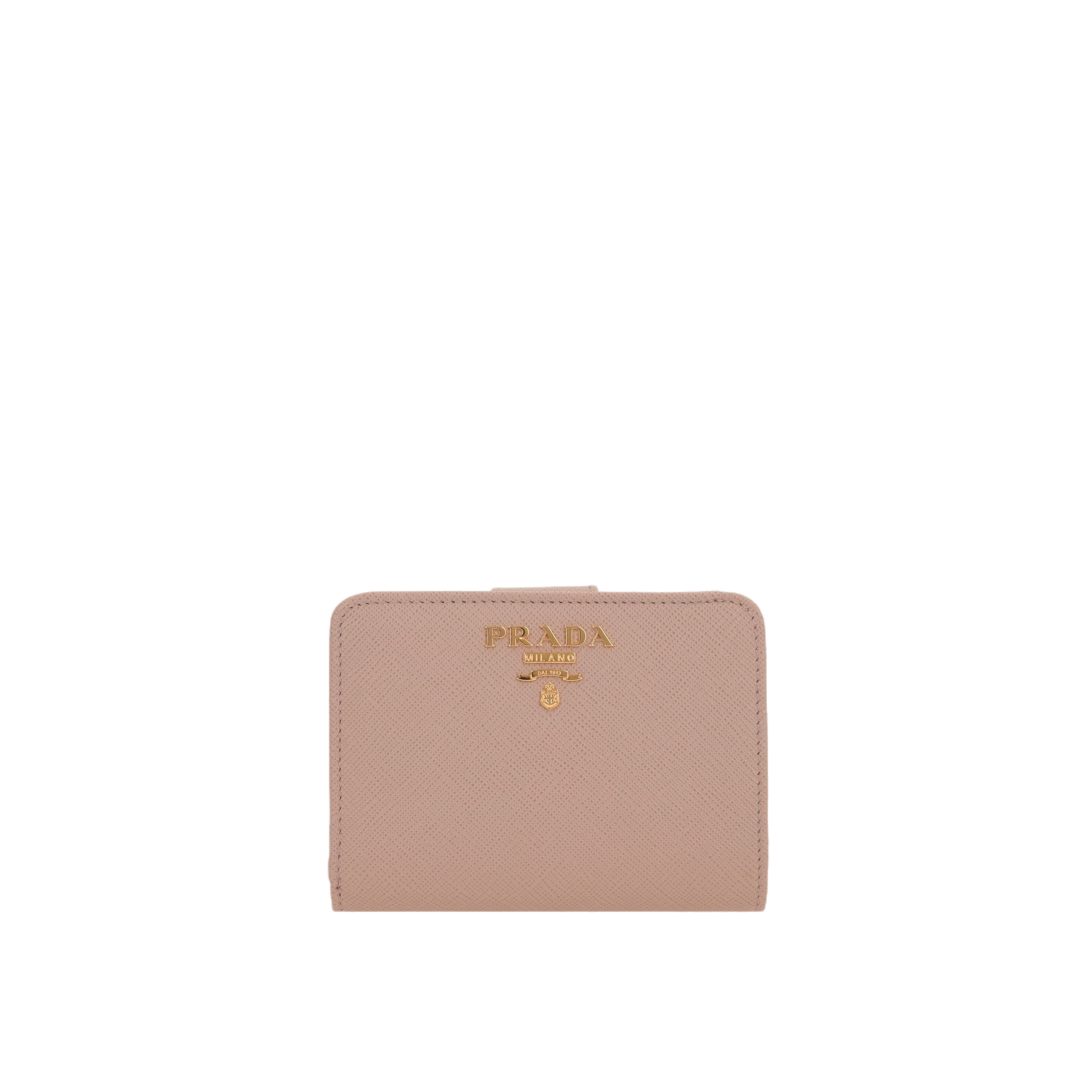 Saffiano Leather Small Wallet-PRADA-JOHN JULIA