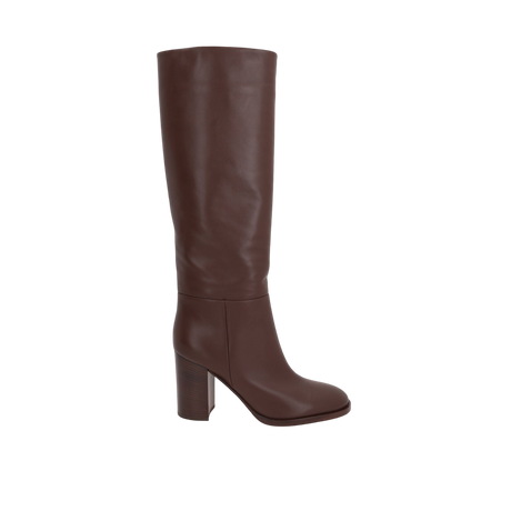 Santiago Smooth Leather Boots-GIANVITO ROSSI-JOHN JULIA