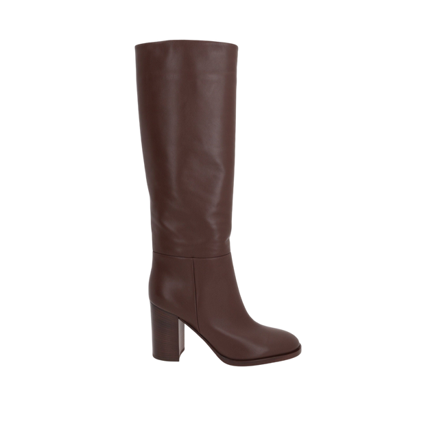 Santiago Smooth Leather Boots-GIANVITO ROSSI-JOHN JULIA