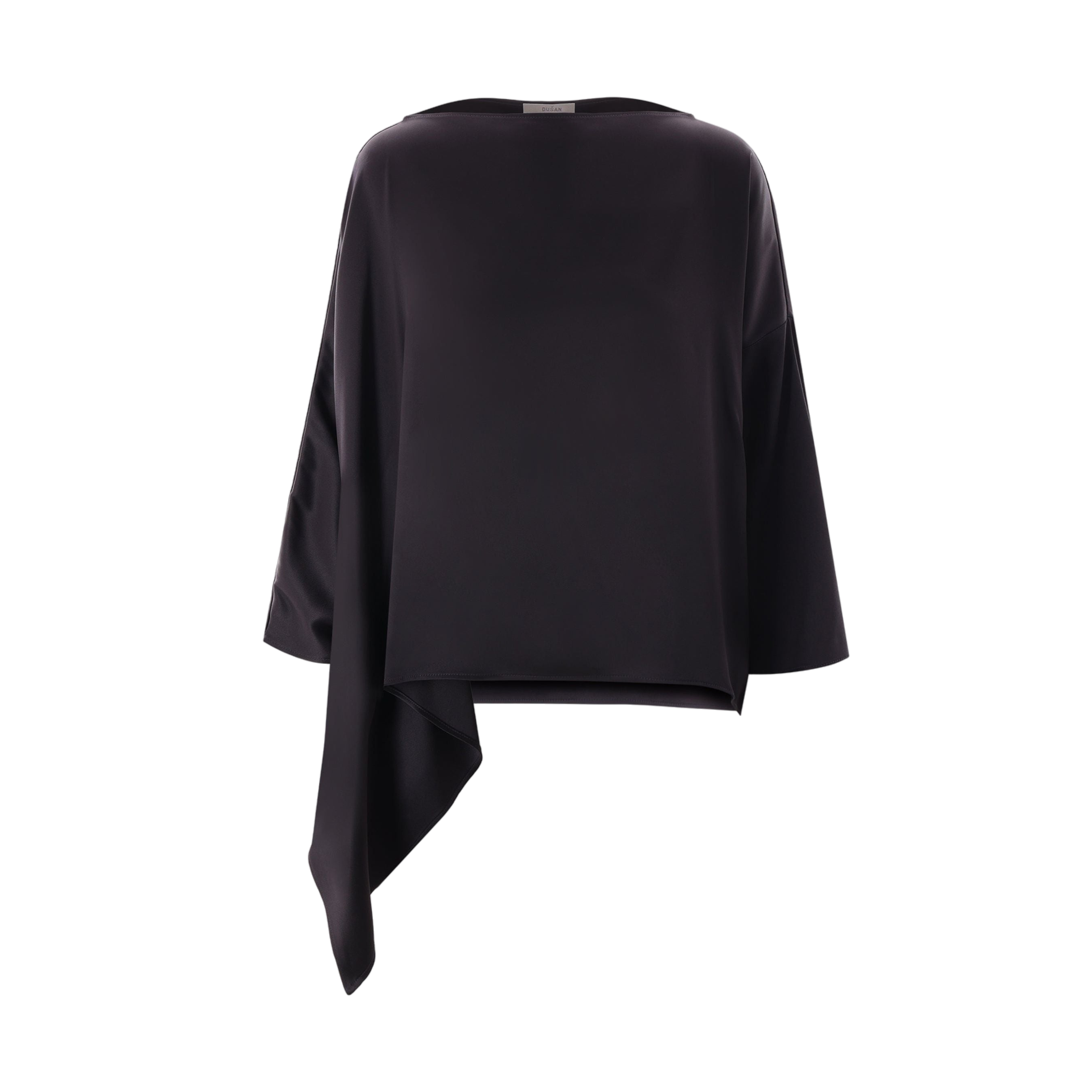 Satin Asymmetric Blouse-DUSAN-JOHN JULIA