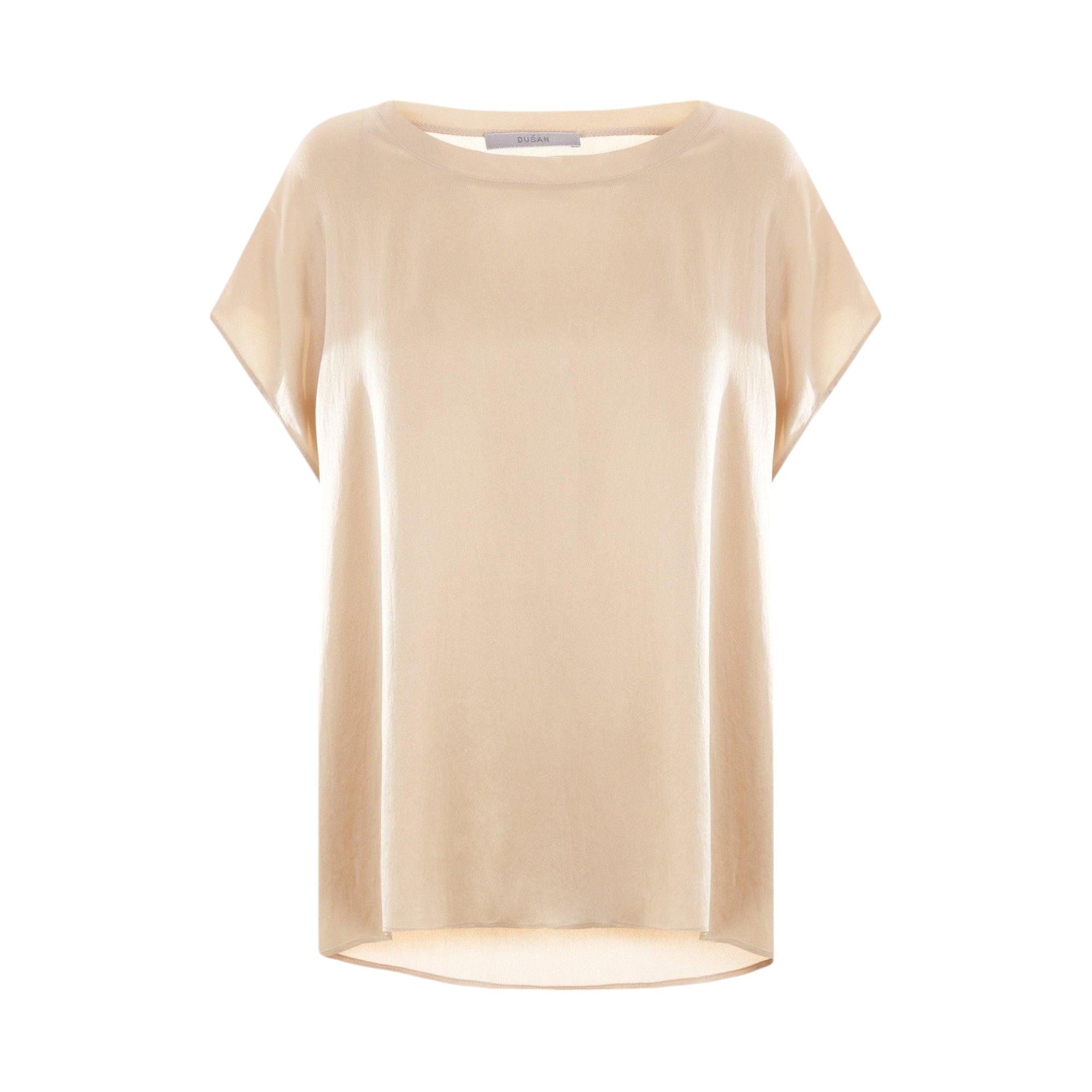 Satin Cap-sleeve Top-DUSAN-JOHN JULIA