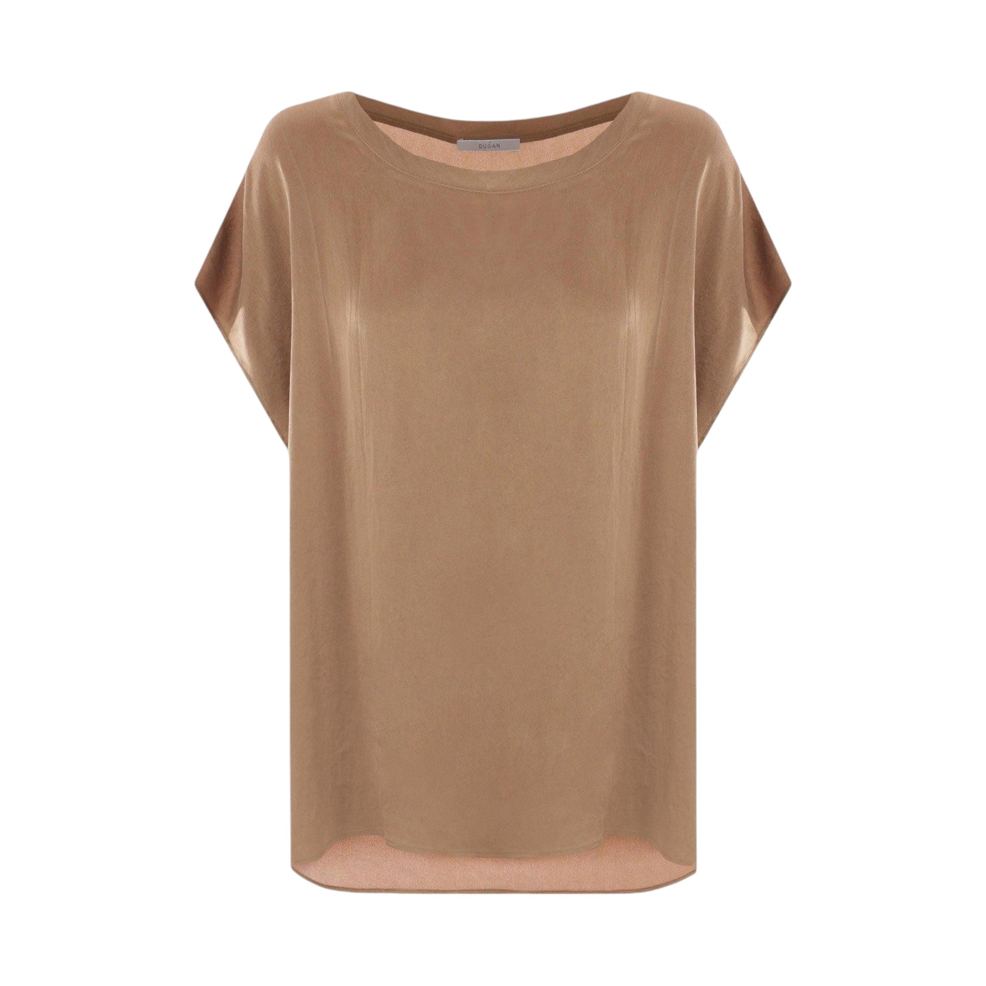 Satin Cap-sleeve Top-DUSAN-JOHN JULIA