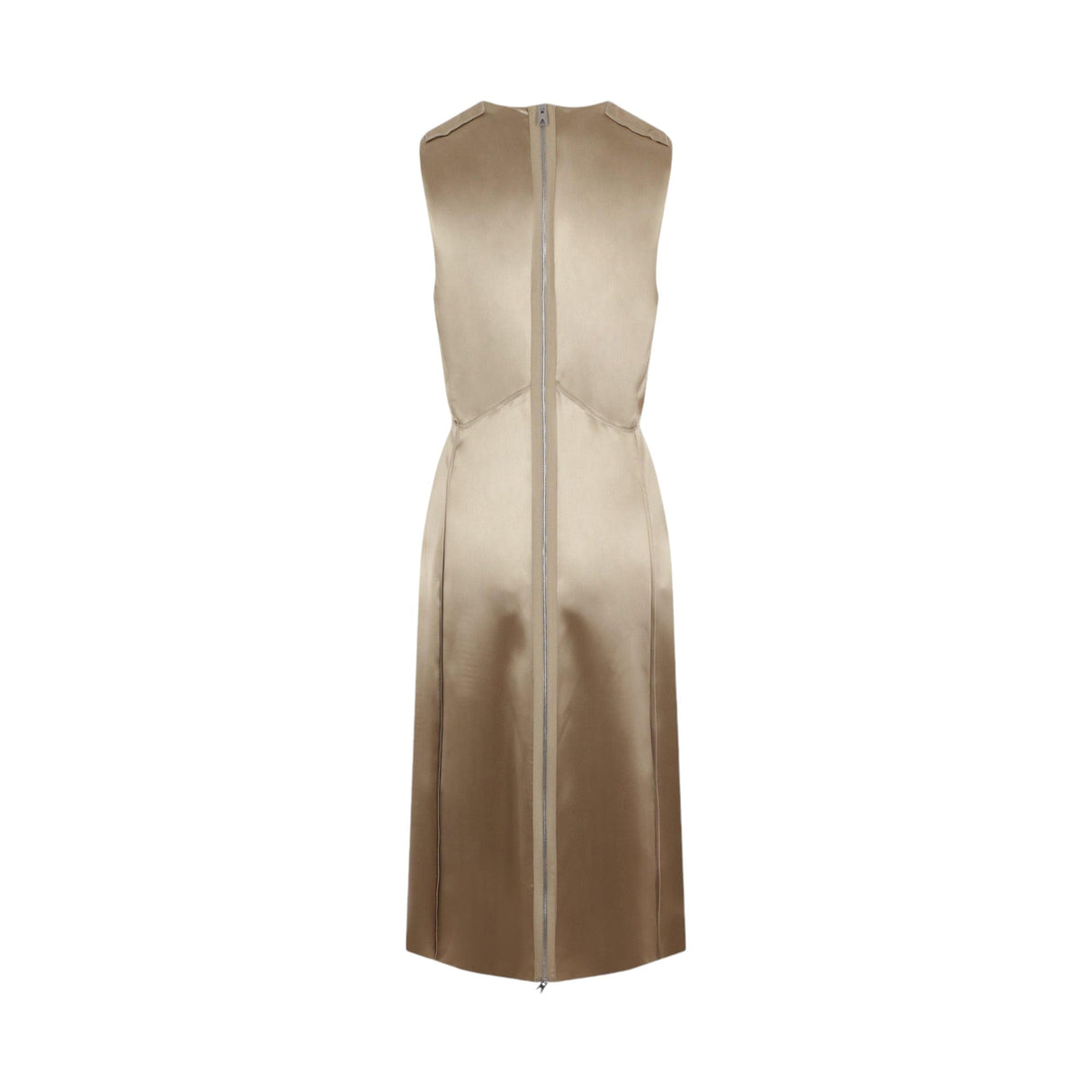 Satin Midi Dress-BOTTEGA VENETA-JOHN JULIA