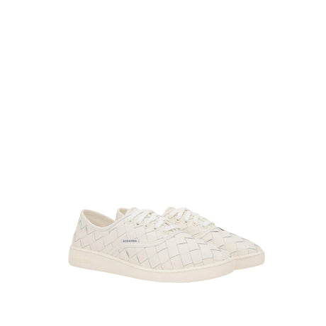 Sawyer Intrecciato Leather Sneakers-BOTTEGA VENETA-JOHN JULIA