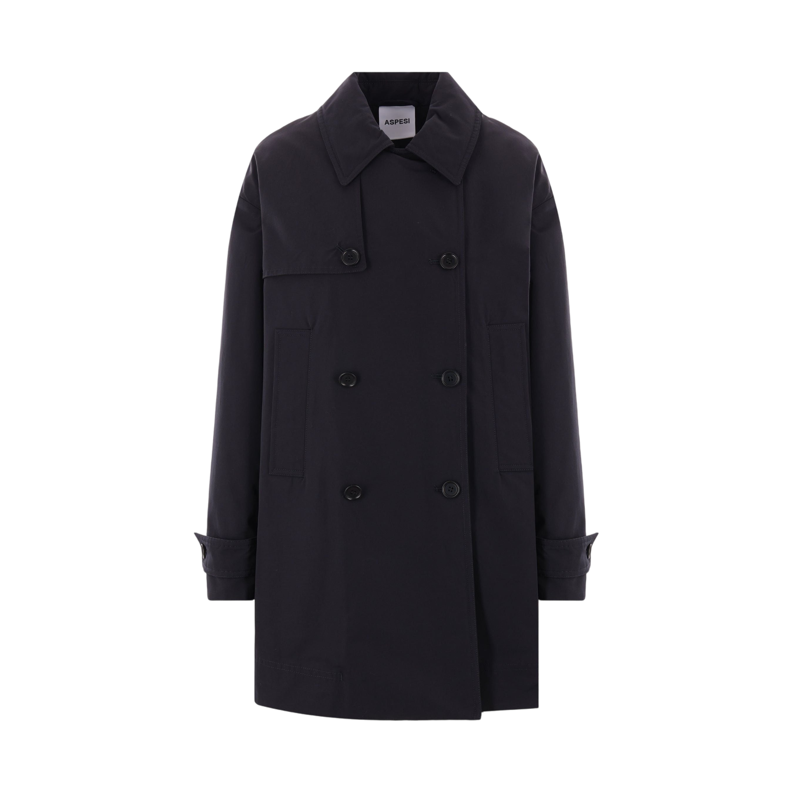 Scarlett Short Trench Coat-ASPESI-JOHN JULIA