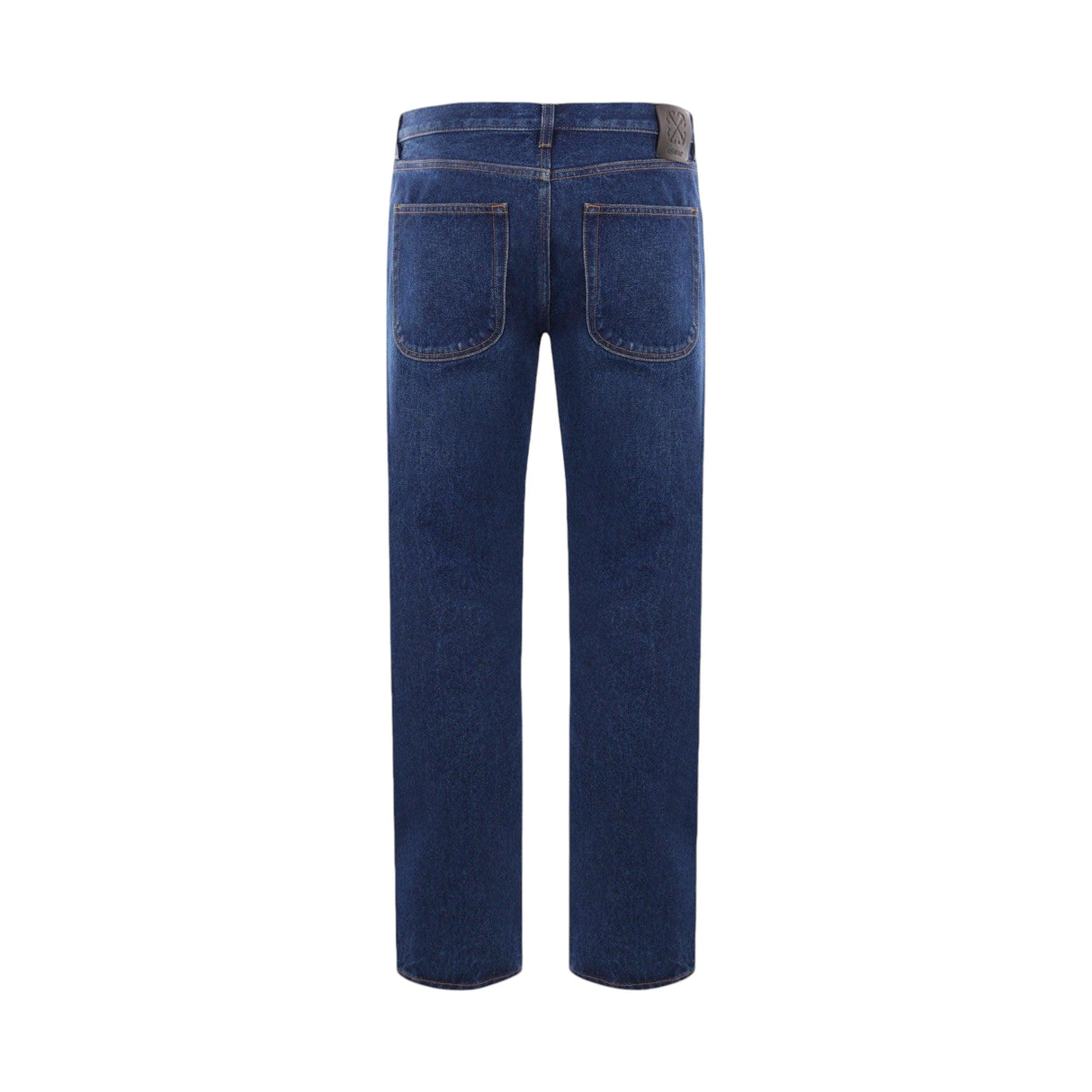 Script Denim Tapered Jeans-OFF-WHITE-JOHN JULIA