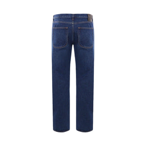 Script Denim Tapered Jeans-OFF-WHITE-JOHN JULIA