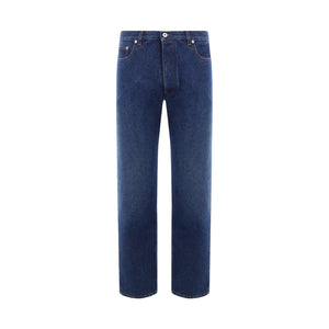 Script Denim Tapered Jeans-OFF-WHITE-JOHN JULIA