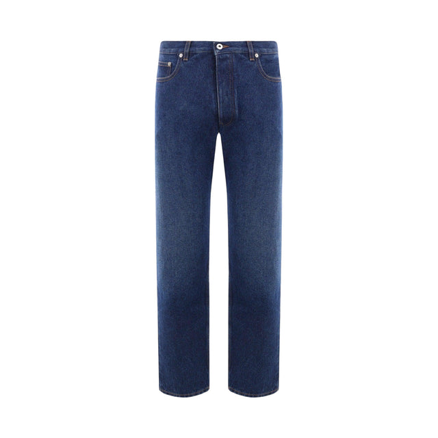 Script Denim Tapered Jeans-OFF-WHITE-JOHN JULIA