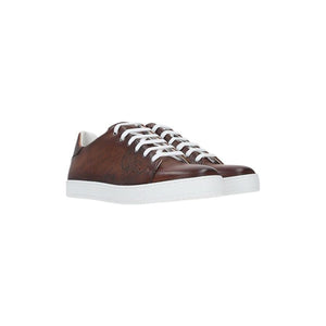 Scritto Leather Playtime Sneakers-BERLUTI-JOHN JULIA