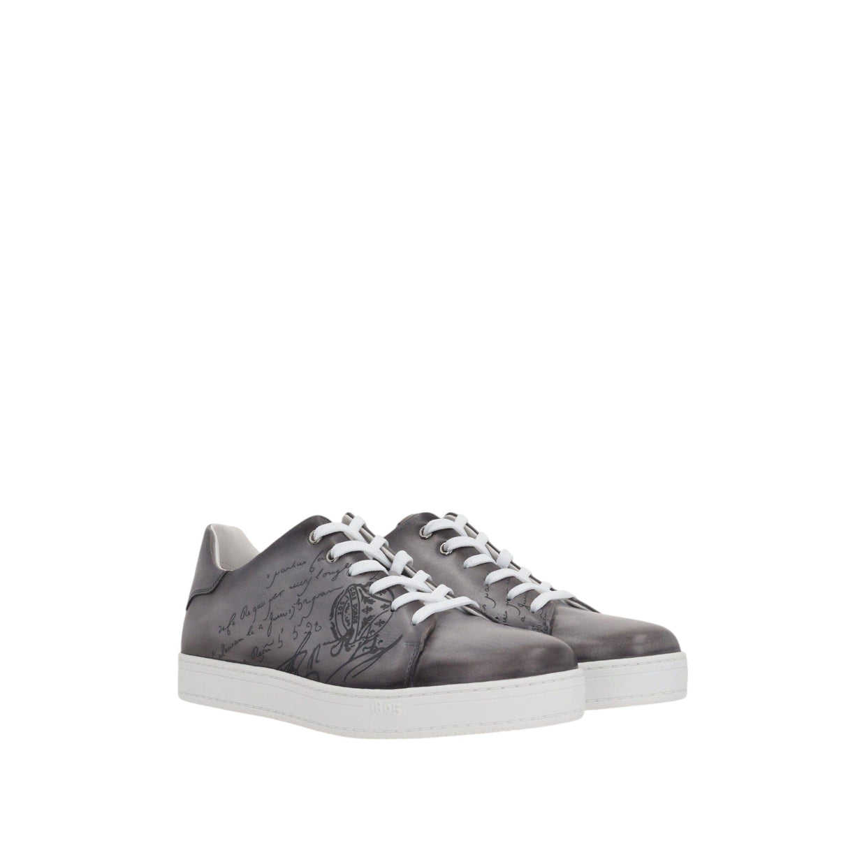 Scritto Leather Playtime Sneakers-BERLUTI-JOHN JULIA