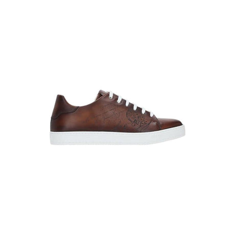 Scritto Leather Playtime Sneakers-BERLUTI-JOHN JULIA