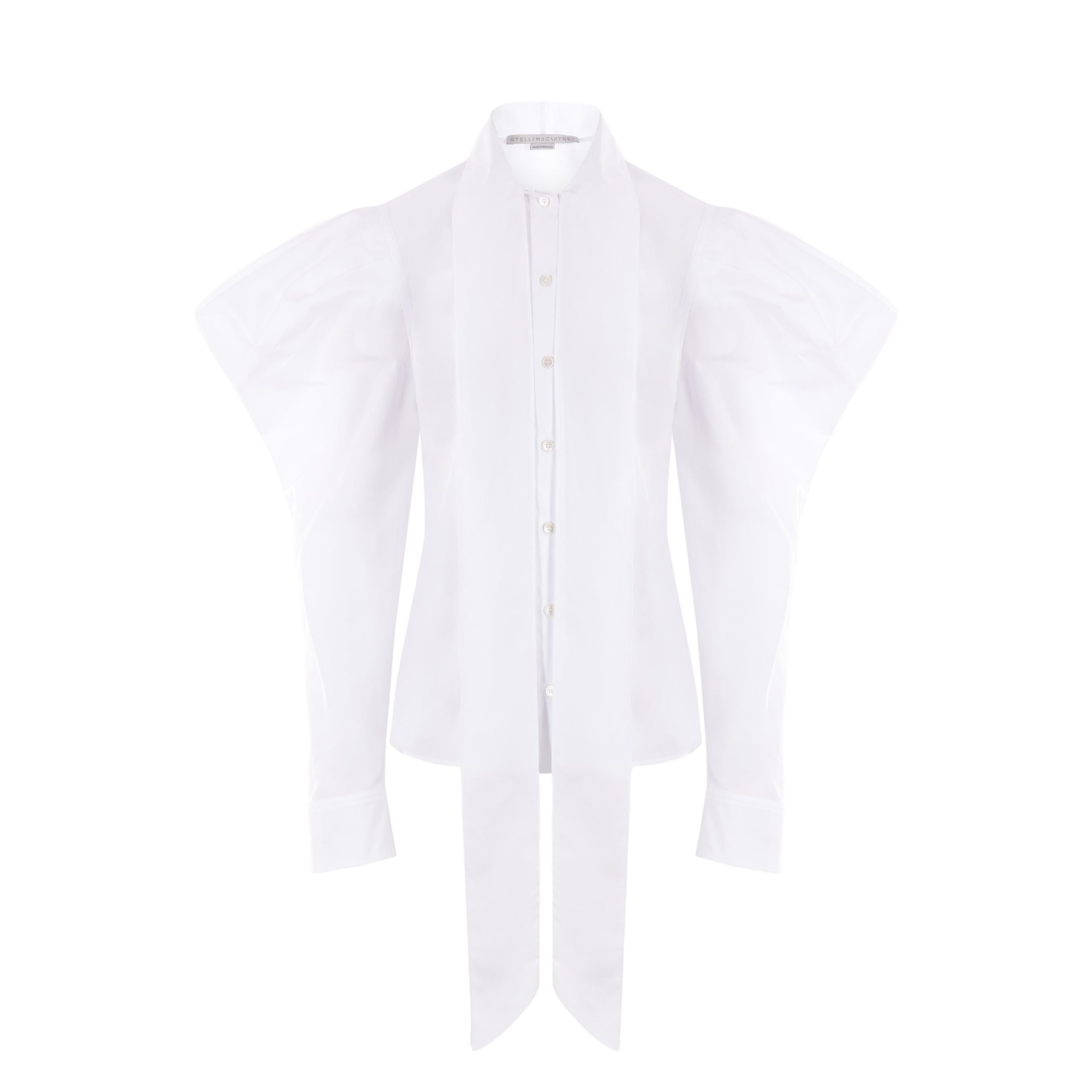 Sculptural Poplin Shirt-STELLA MCCARTNEY-JOHN JULIA