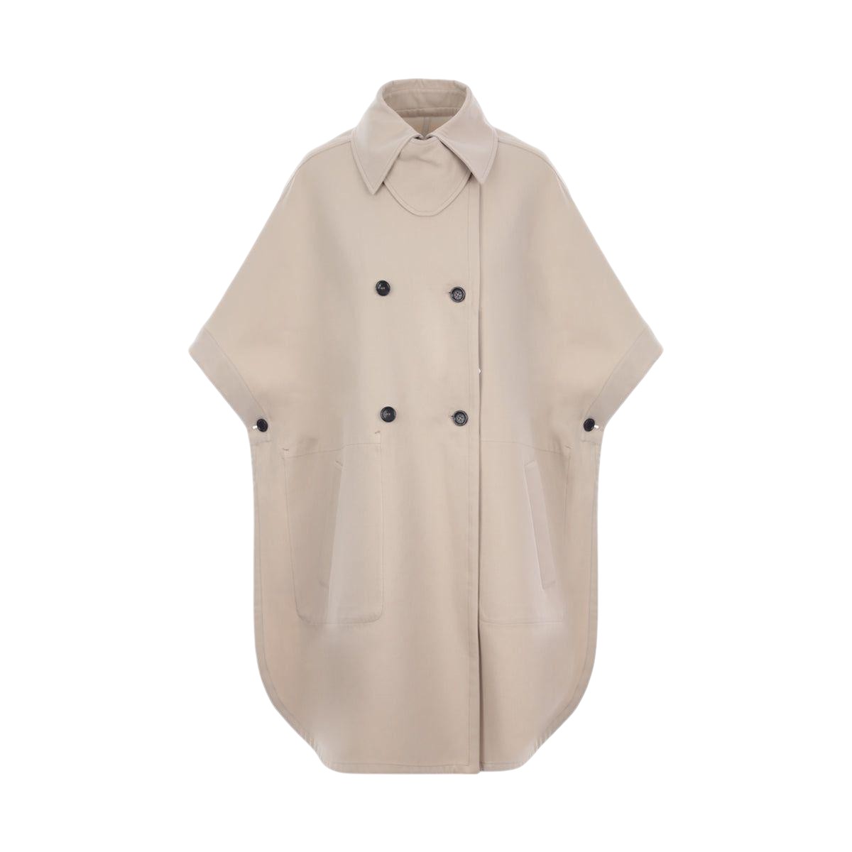 Sedan Reversible Gabardine Cape-MAX MARA-JOHN JULIA