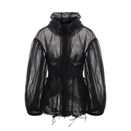 See-through Tulle Corset Parka-SIMONE ROCHA-JOHN JULIA