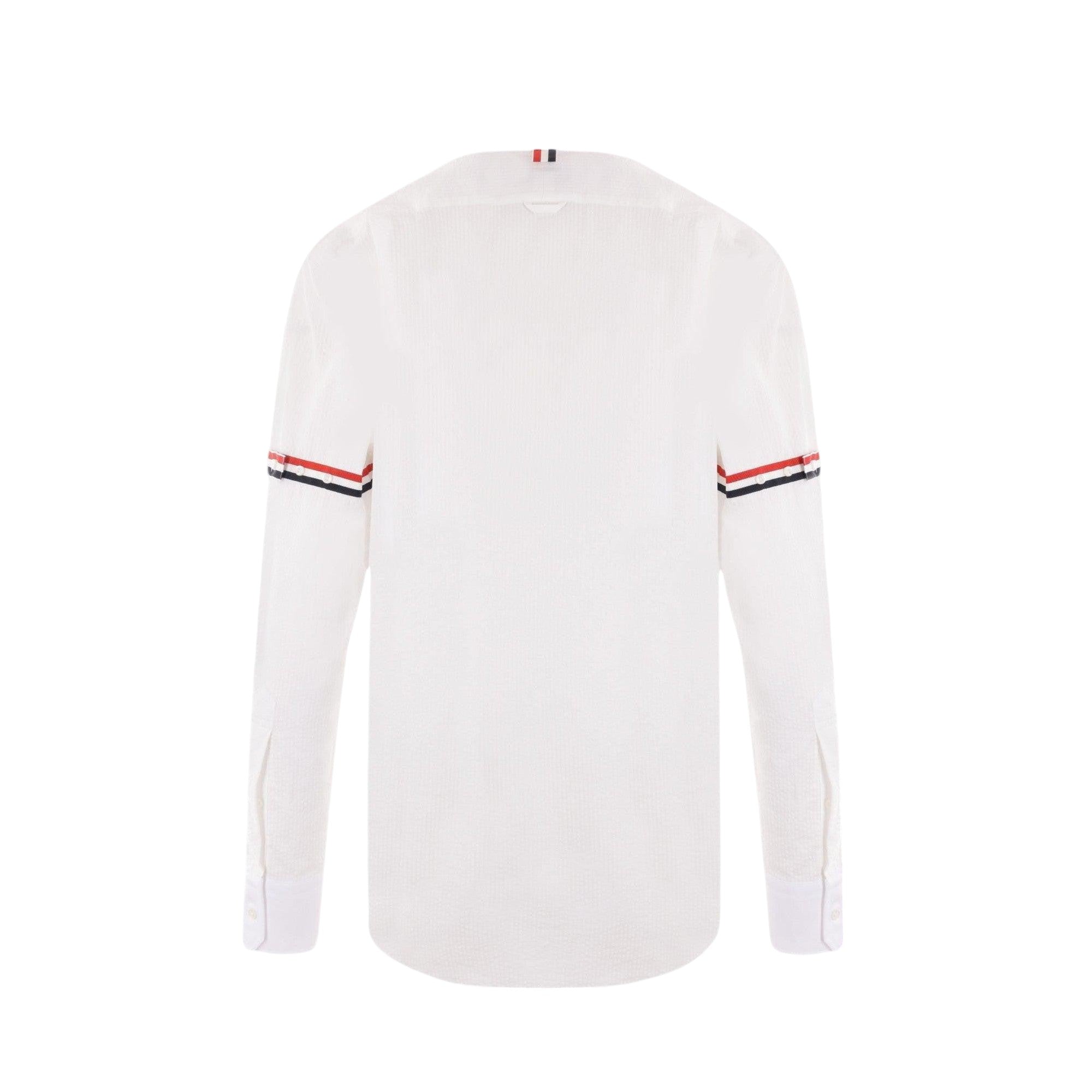 Seersucker Shirt-THOM BROWNE-JOHN JULIA