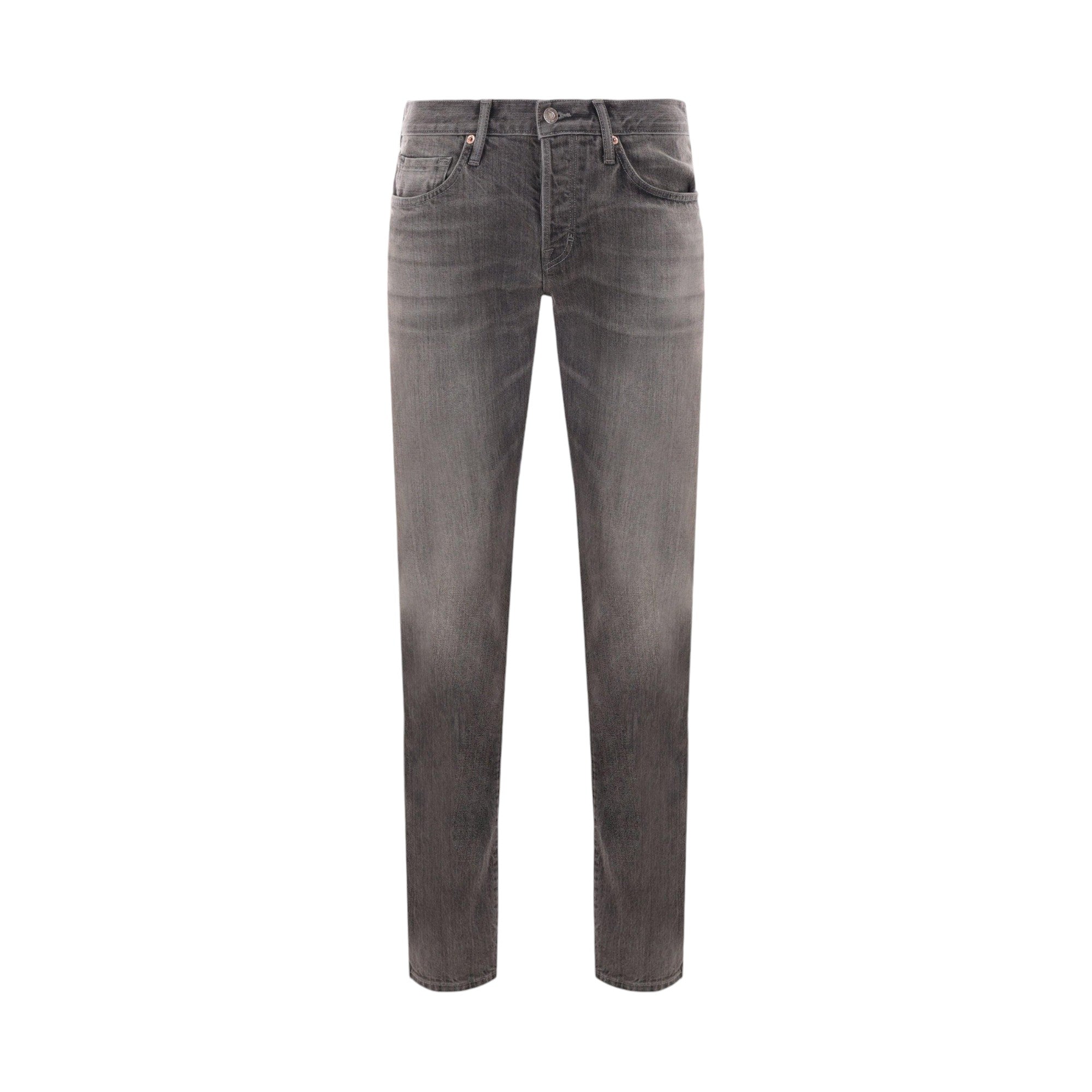 Selvedge Denim Slim-fit Jeans-TOM FORD-JOHN JULIA