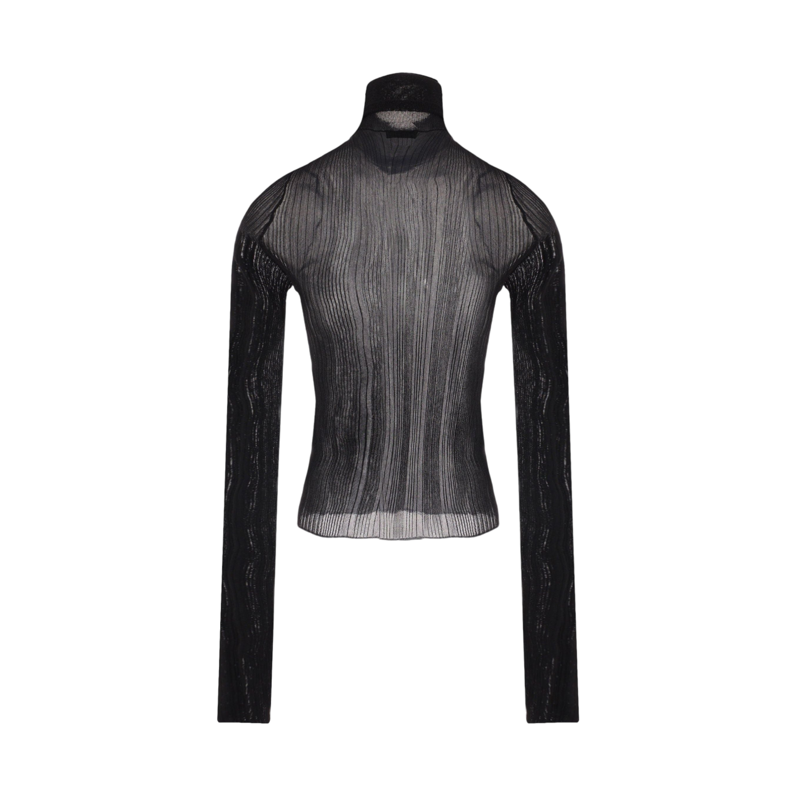 Semi-transparent Ribbed Viscose Sweater-GIVENCHY-JOHN JULIA