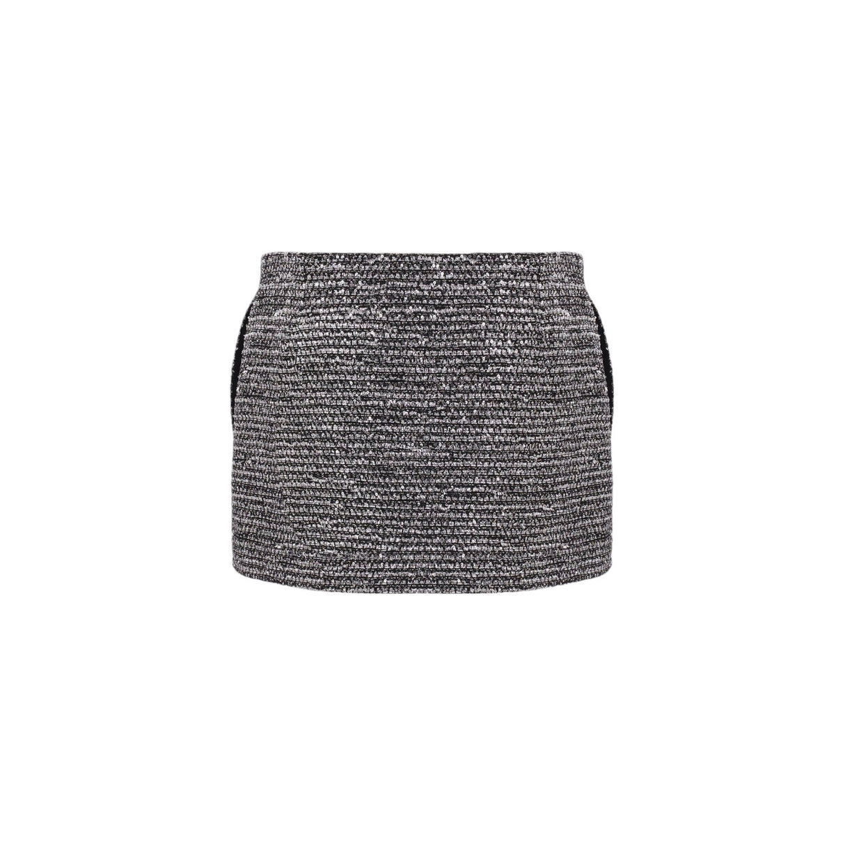 Sequinned Lurex Tweed Miniskirt-GUCCI-JOHN JULIA