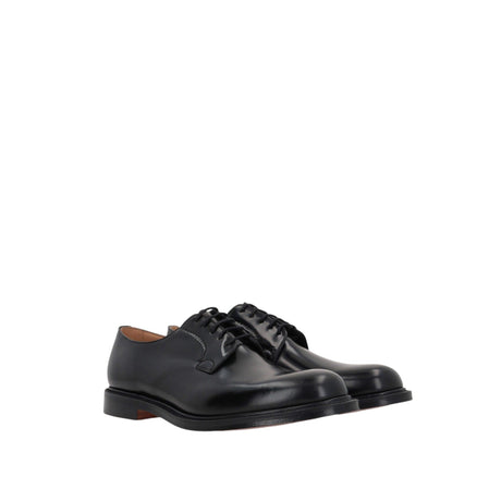 Shannon Brushed Leather Derby Shoes-CHURCH'S-JOHN JULIA