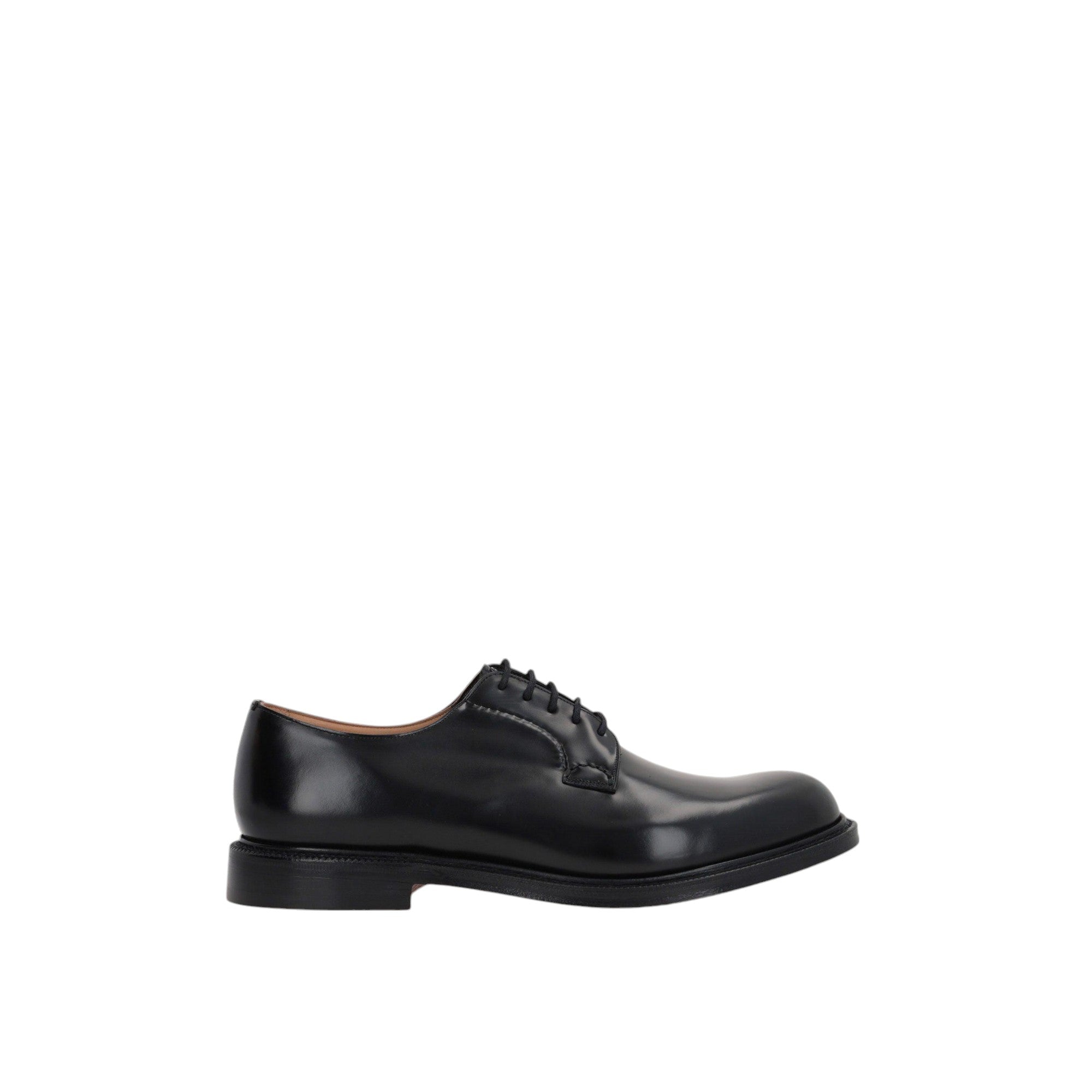 Shannon Brushed Leather Derby Shoes-CHURCH'S-JOHN JULIA