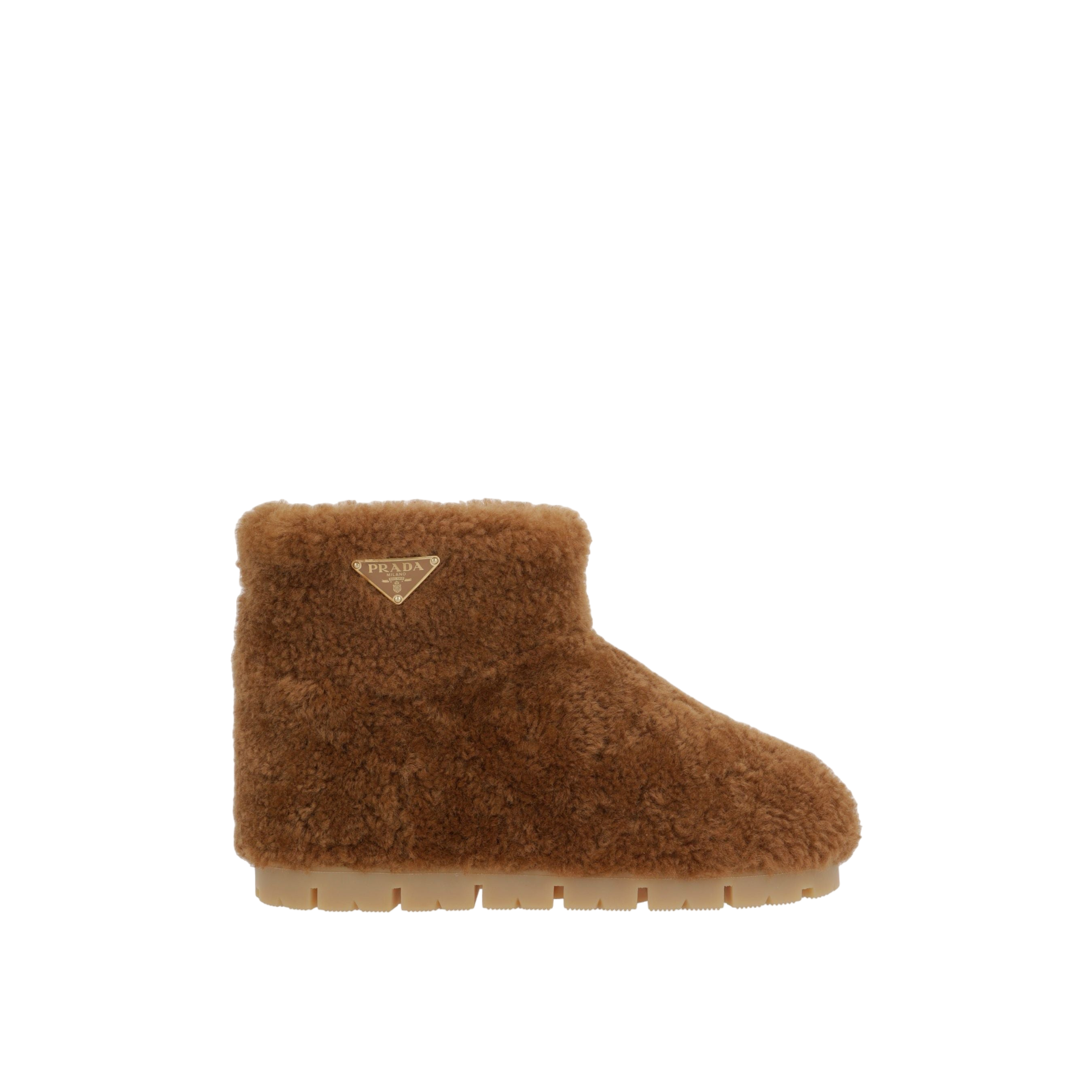 Shearling Ankle Boots-PRADA-JOHN JULIA