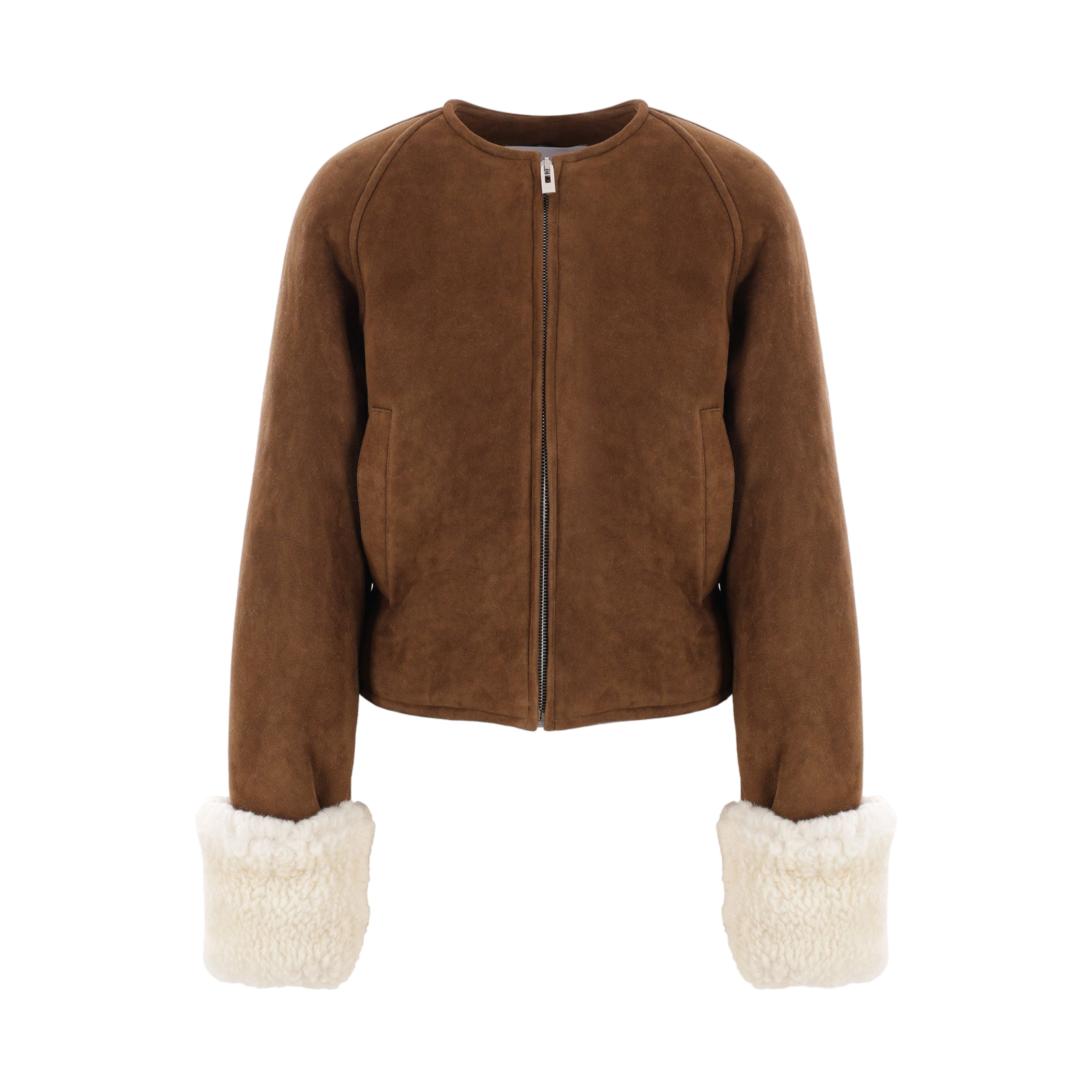 Shearling Aviator Jacket-ALAÏA-JOHN JULIA