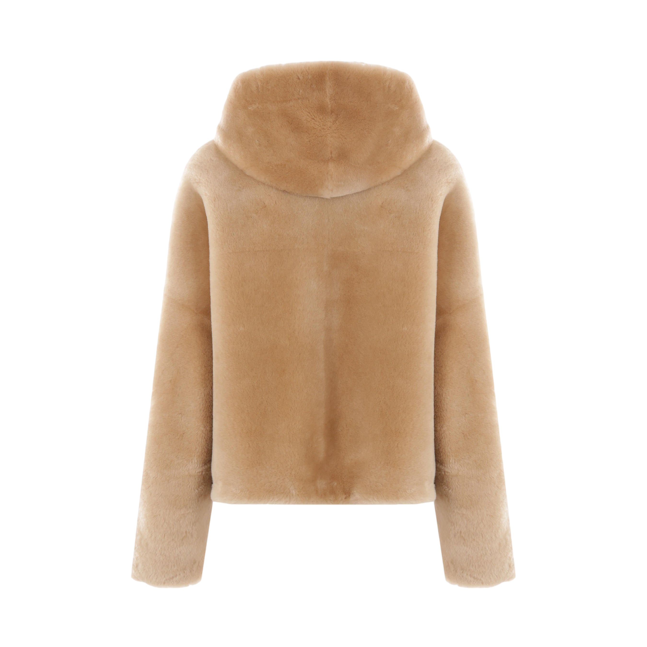 Shearling Bomber Jacket-BLANCHA-JOHN JULIA