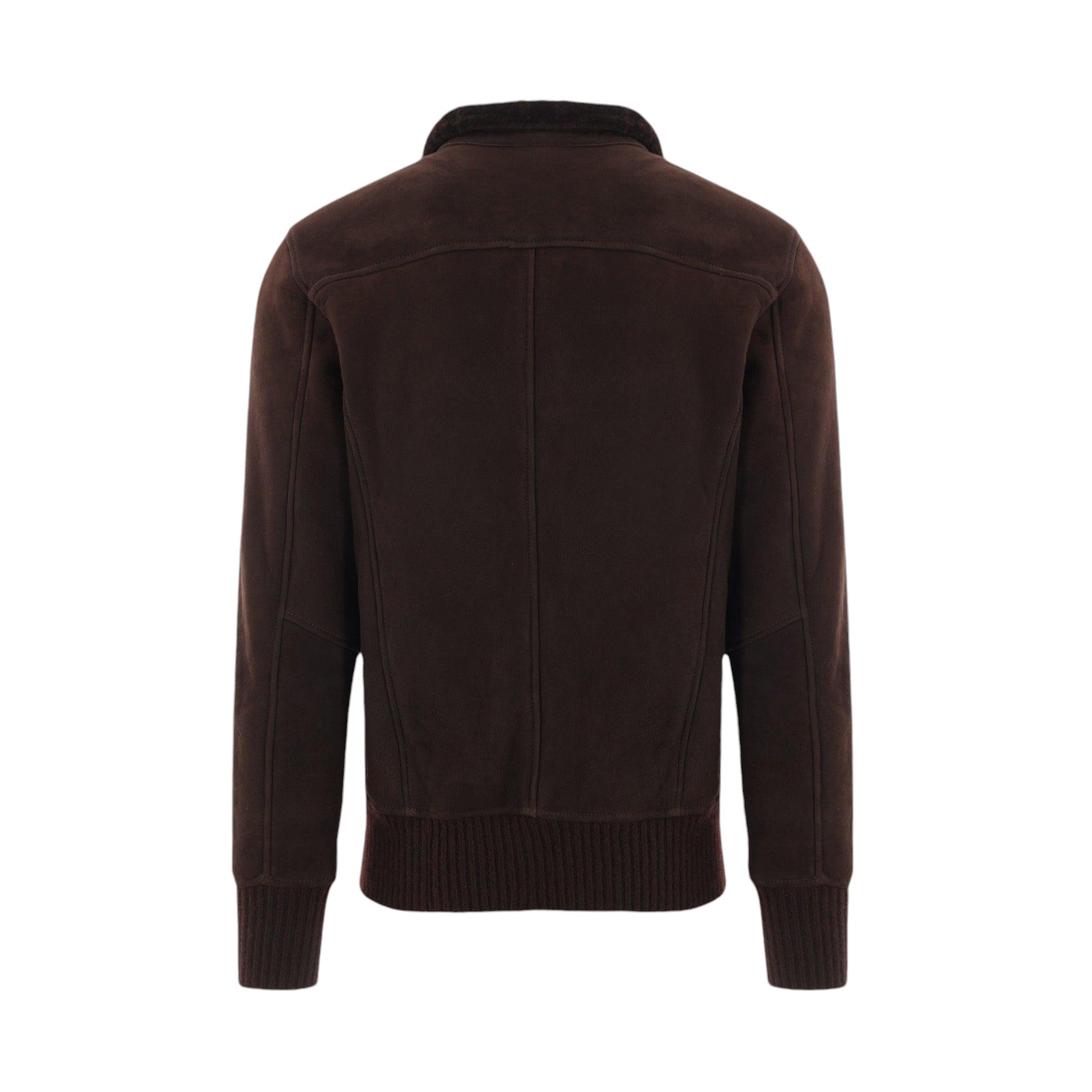 Shearling Bomber Jacket-GIORGIO BRATO-JOHN JULIA