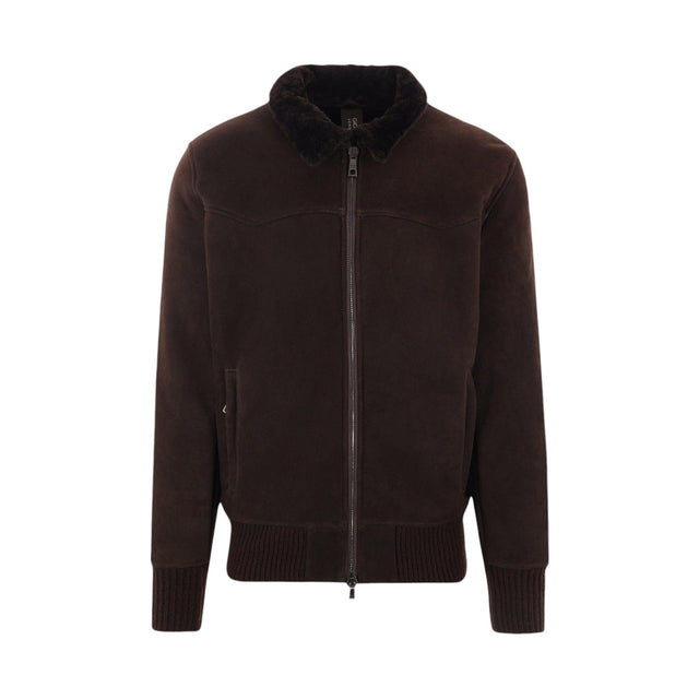 Shearling Bomber Jacket-GIORGIO BRATO-JOHN JULIA