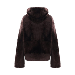 Shearling Coat With Hood-YVES SALOMON-JOHN JULIA