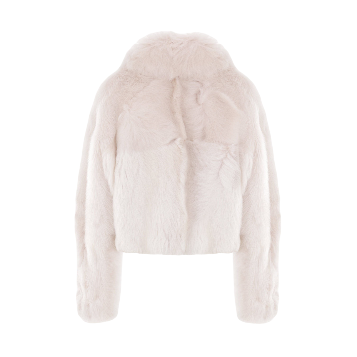 Shearling Cropped Jacket-BLANCHA-JOHN JULIA