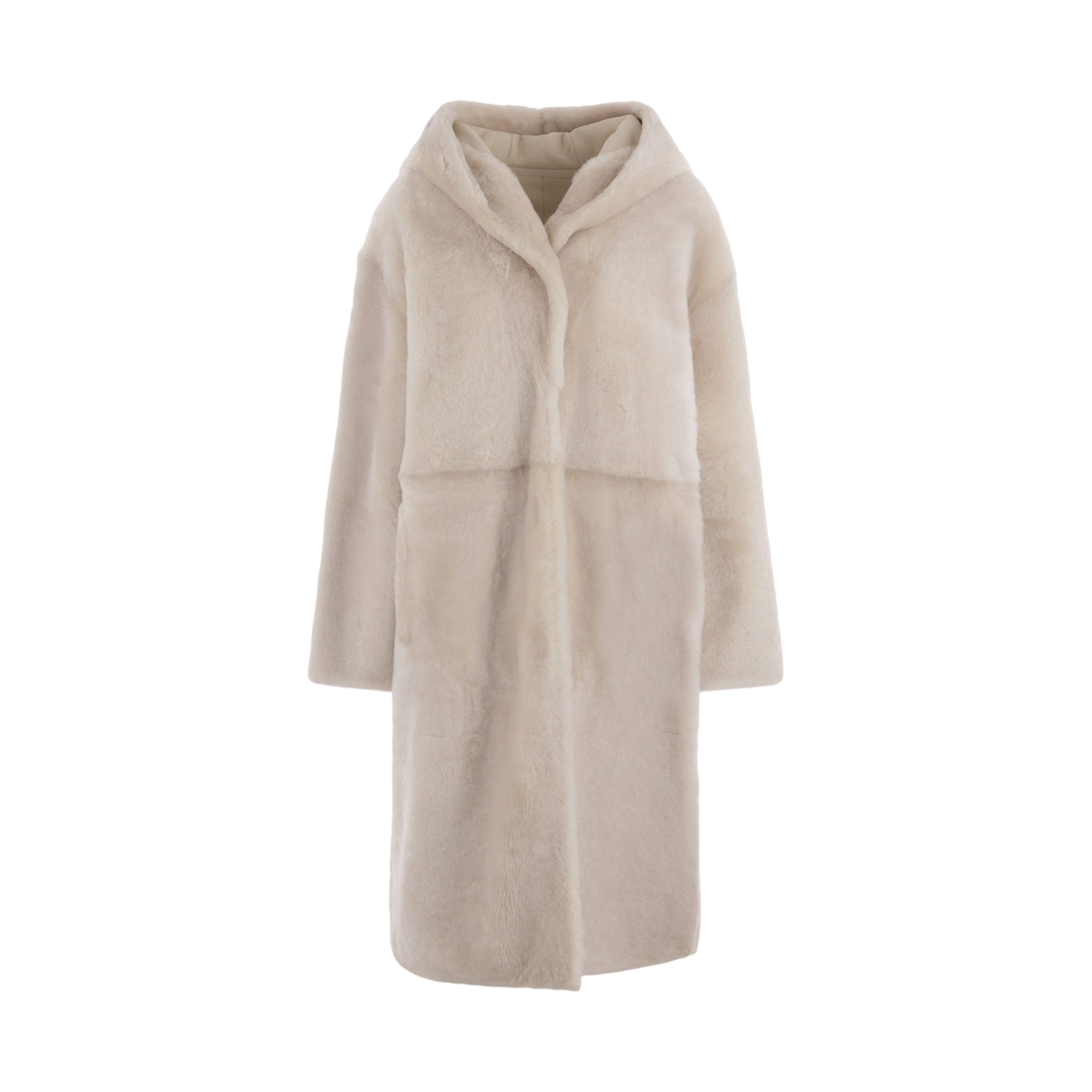 Shearling Hooded Coat-YVES SALOMON-JOHN JULIA