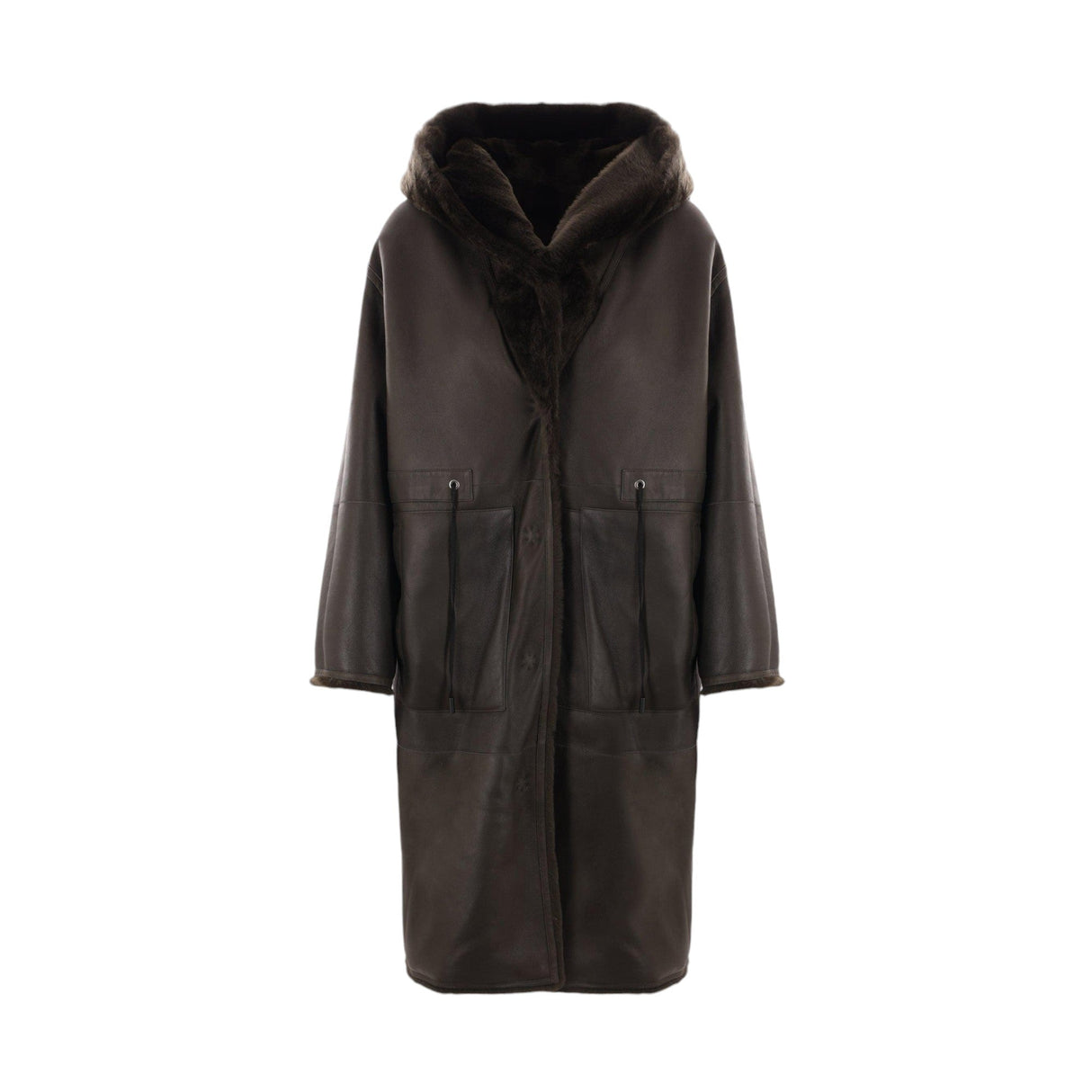 Shearling Reversible Coat-YVES SALOMON-JOHN JULIA