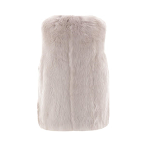 Shearling Vest With Snap Closure-YVES SALOMON-JOHN JULIA