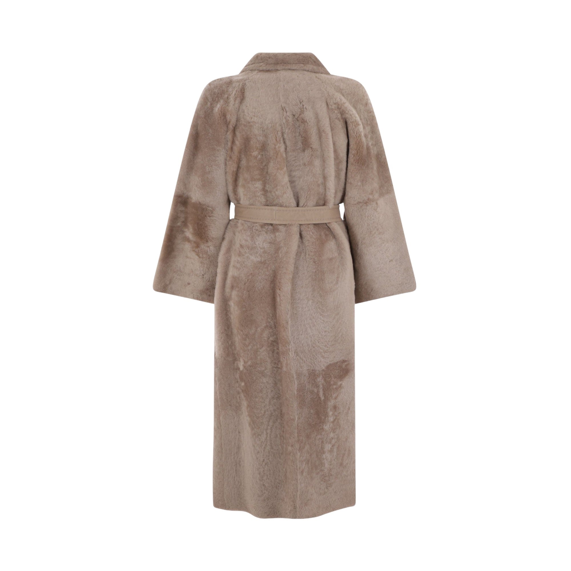 Shearling Wrap Coat-MAX MARA-JOHN JULIA