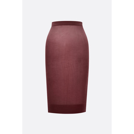 Sheer Knit Pencil Skirt-SAINT LAURENT-JOHN JULIA