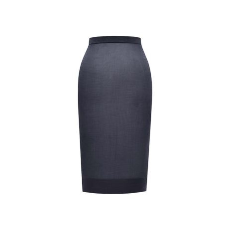 Sheer Knit Pencil Skirt-SAINT LAURENT-JOHN JULIA