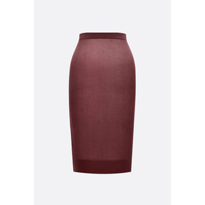 Sheer Knit Pencil Skirt-SAINT LAURENT-JOHN JULIA