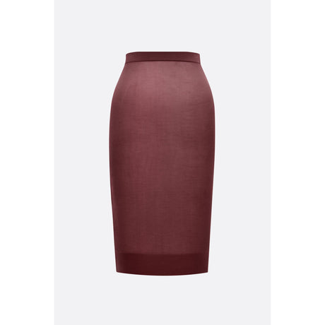 Sheer Knit Pencil Skirt-SAINT LAURENT-JOHN JULIA