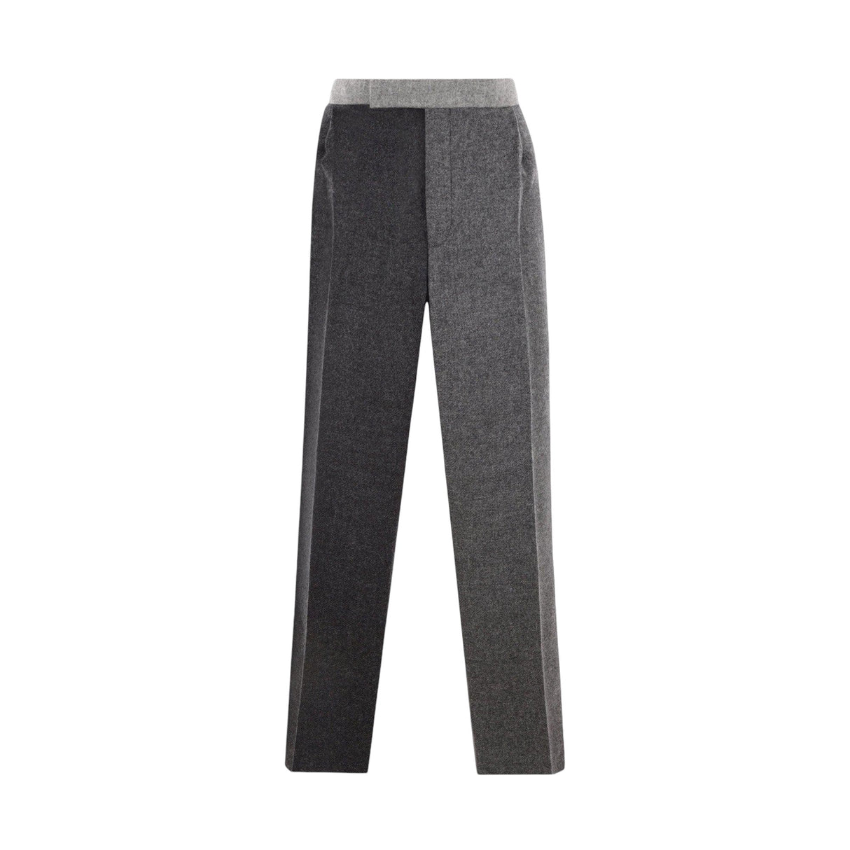 Shetland Wool Wide-leg Pants-THOM BROWNE-JOHN JULIA