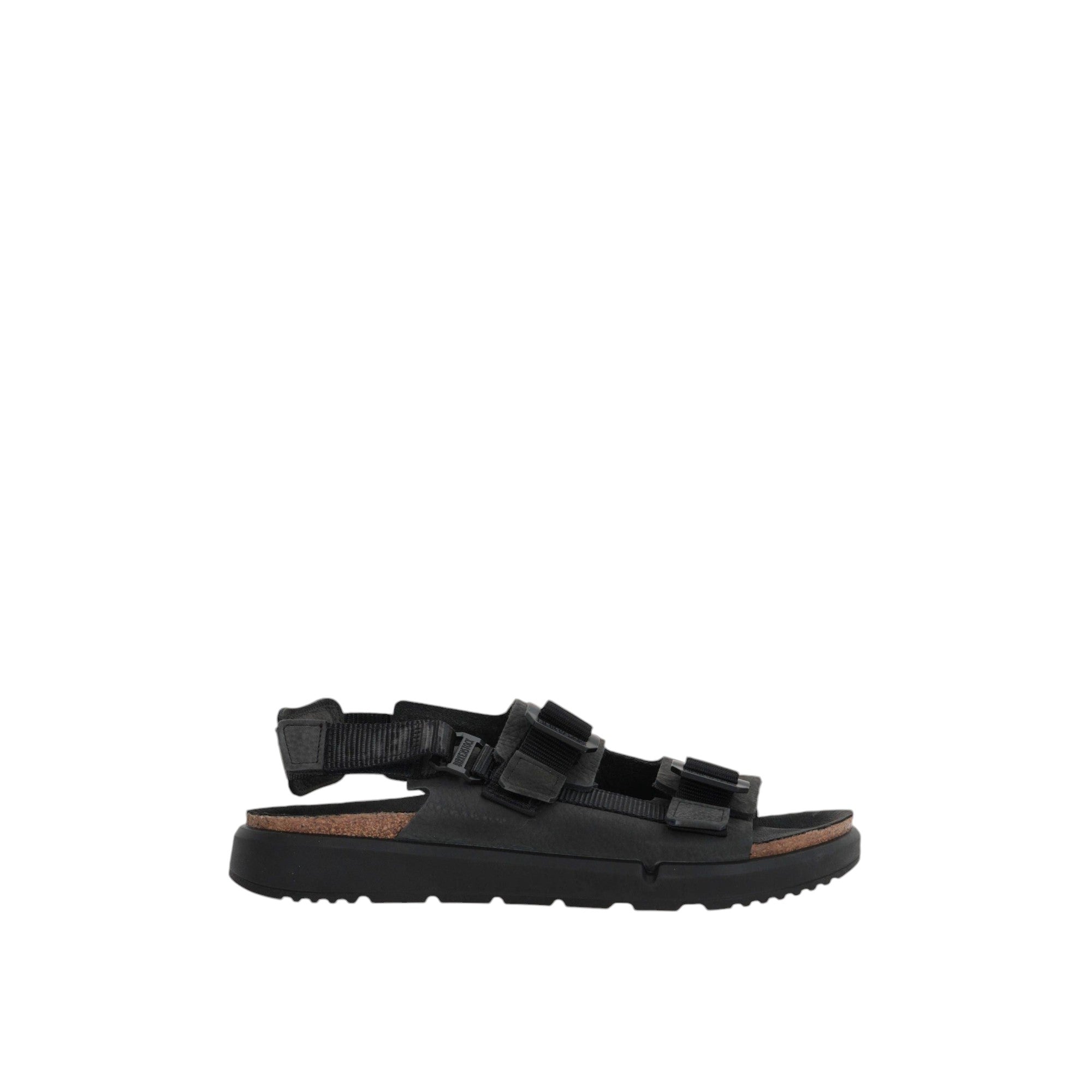 Shinjuku Nabuk Flat Sandals-BIRKENSTOCK-JOHN JULIA