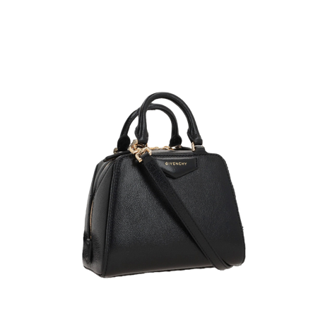 Shiny Leather Antigona Cube Nano Handbag-GIVENCHY-JOHN JULIA