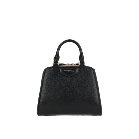 Shiny Leather Antigona Cube Nano Handbag-GIVENCHY-JOHN JULIA