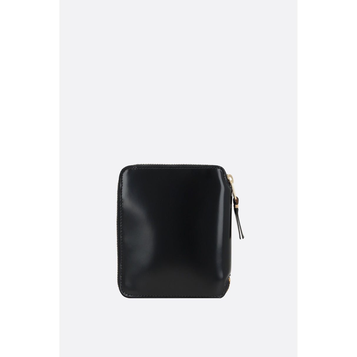 Shiny Leather Zip-around Wallet-COMME DES GARÇONS WALLET-JOHN JULIA