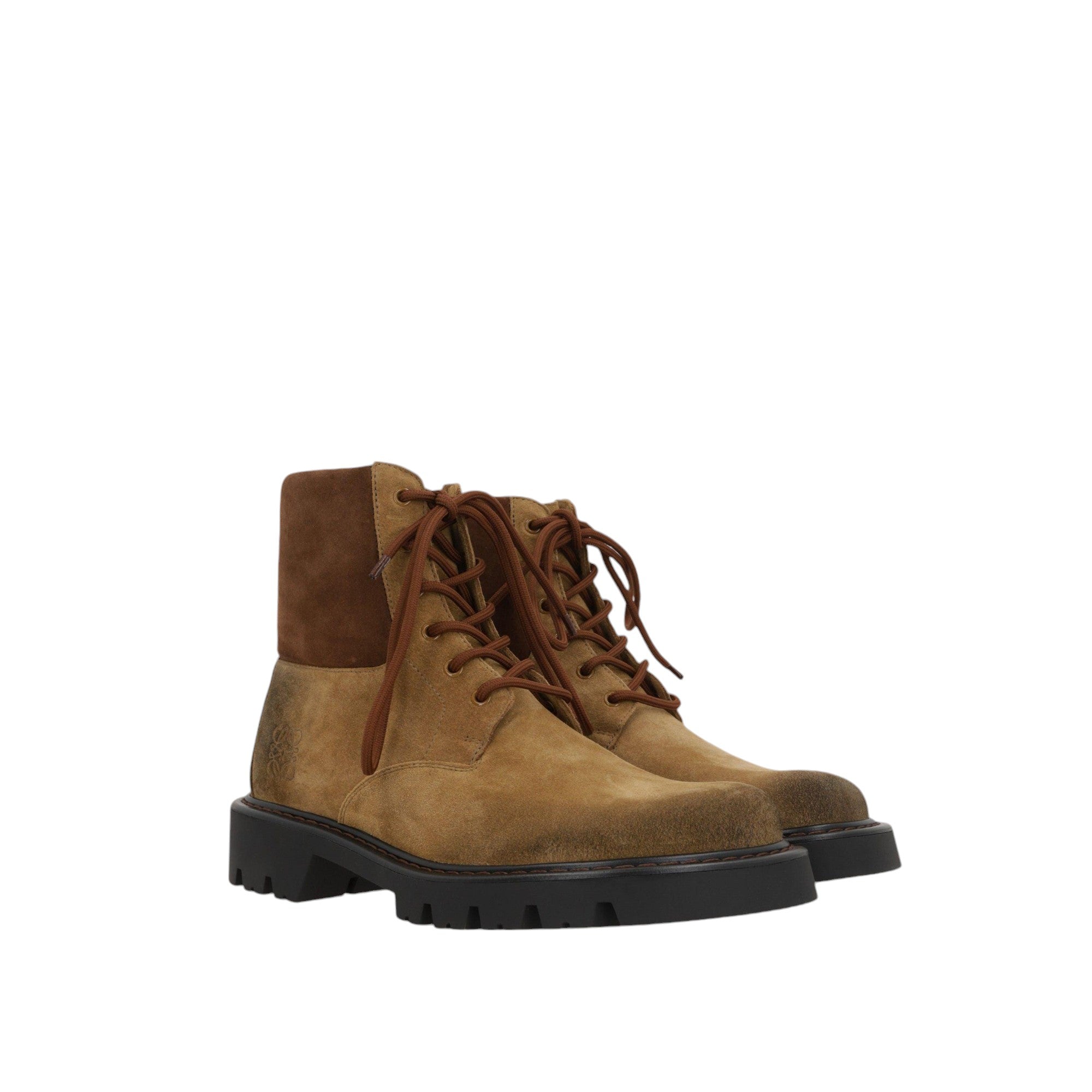 Sierra Suede Military Boots-LOEWE-JOHN JULIA